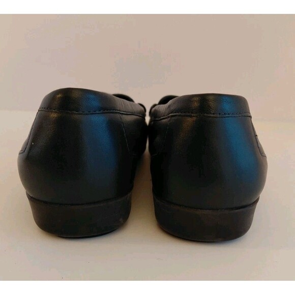 Auditions Navy Blue Genuine Leather Penny Loafers Size 9.5 W - Picture 6 of 7